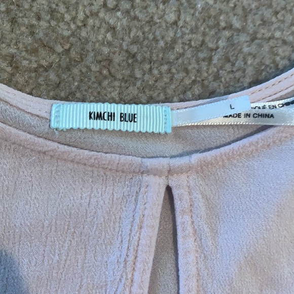 NWOT Kimchi Blue Peplum blouse - Picture 2 of 3